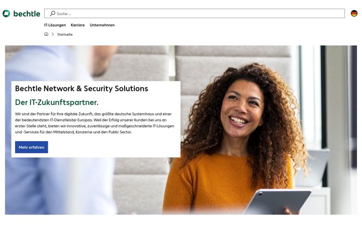 Screenshot of bechtle-network.com
