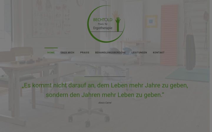 Screenshot of bechtold-ergotherapie.de