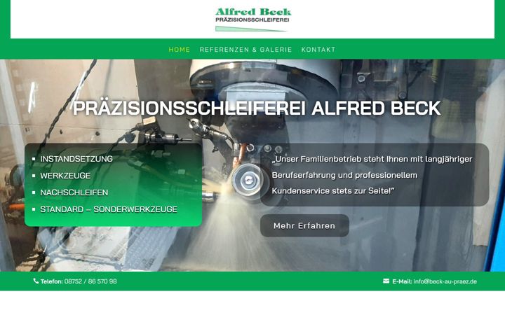 Screenshot of beck-au-praez.de