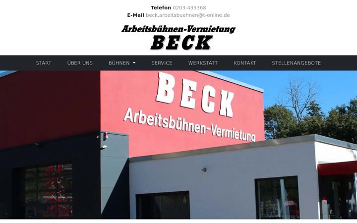 Screenshot of beck-duisburg.de