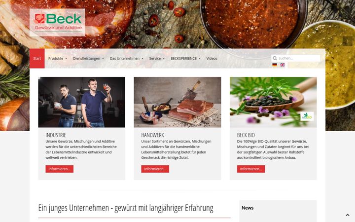 Screenshot του beck-gewuerze.de