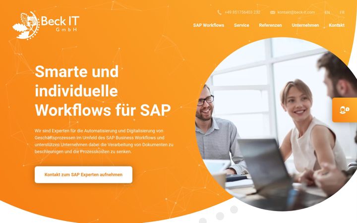 Screenshot of beck-it.com