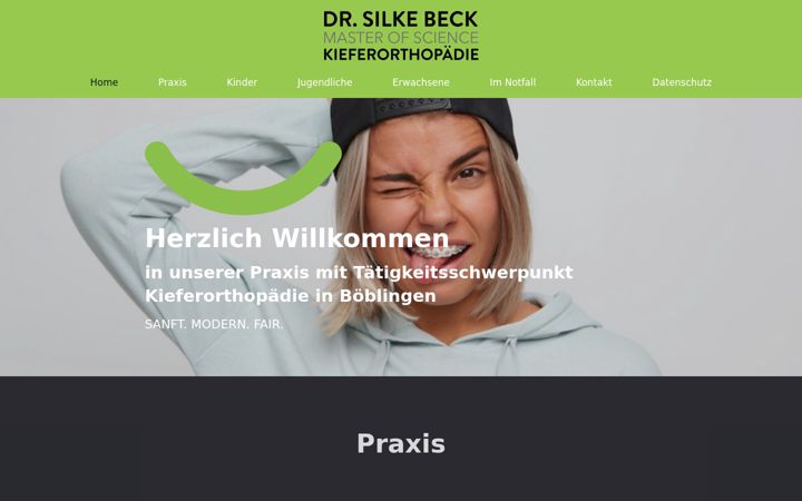 Screenshot of beck-kfo.de