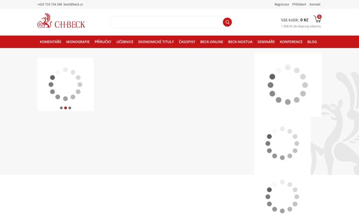 Screenshot of beck.cz
