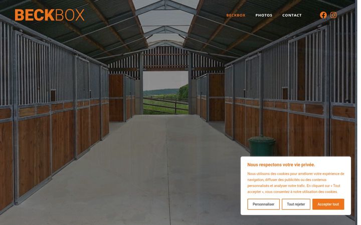 Zrzut ekranu beckbox.be