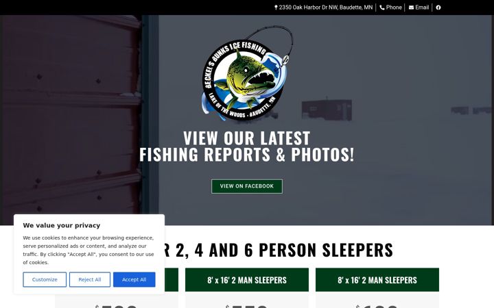 Screenshot of beckelsbunks.com