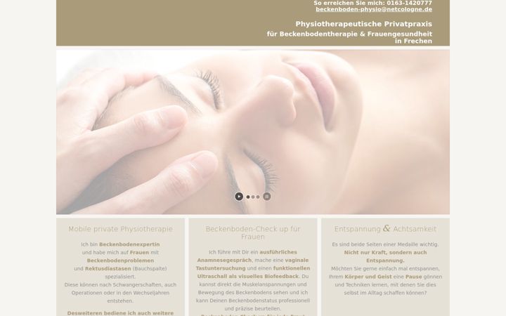 Zrzut ekranu beckenboden-physiotherapie-koeln.de