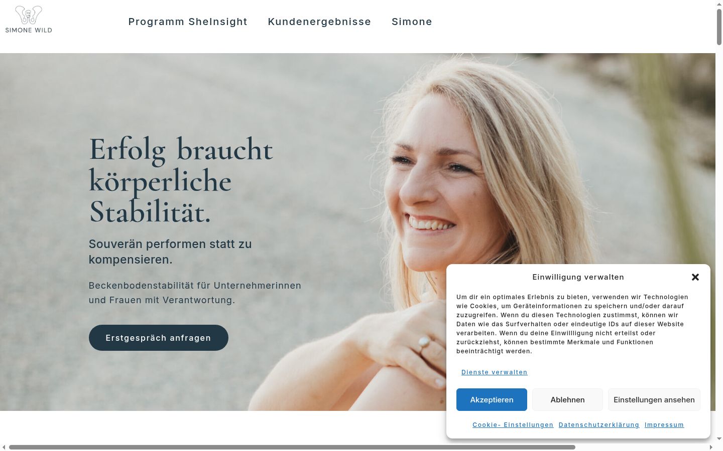 Sutikimo reklamjuostės, rodytos prieš bet kokią sąveiką, ekrano kopija
