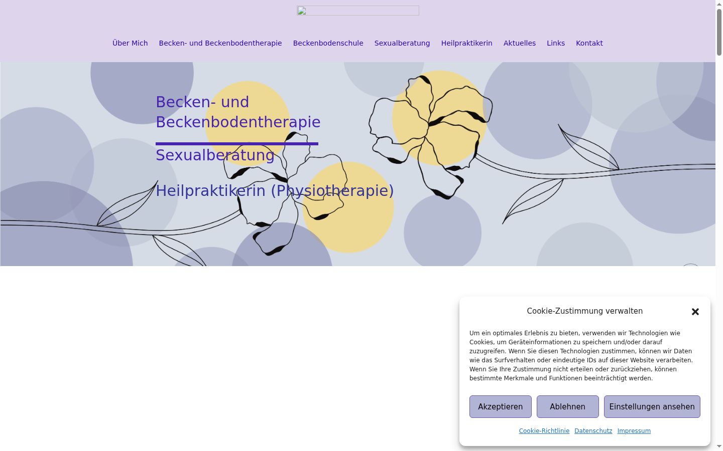 Capture d'écran de la bannière de consentement affichée avant toute interaction