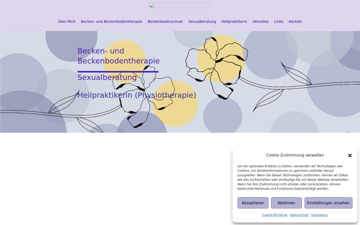 Zrzut ekranu beckenbodenwerkstatt.de