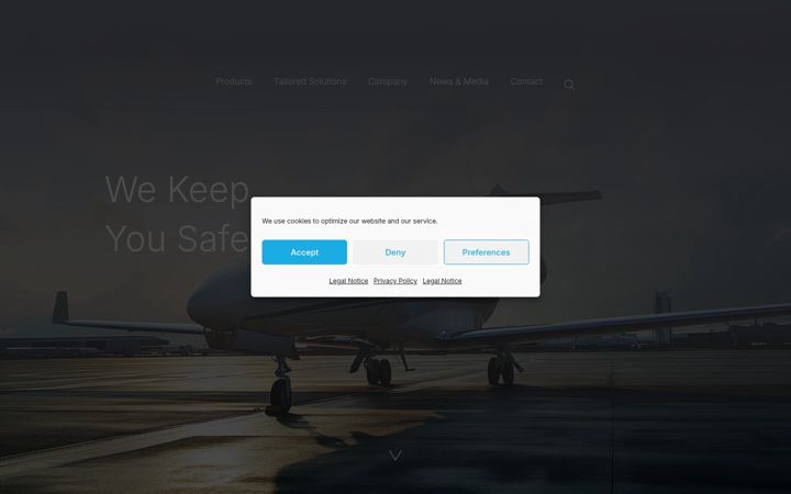 Screenshot of becker-avionics.com