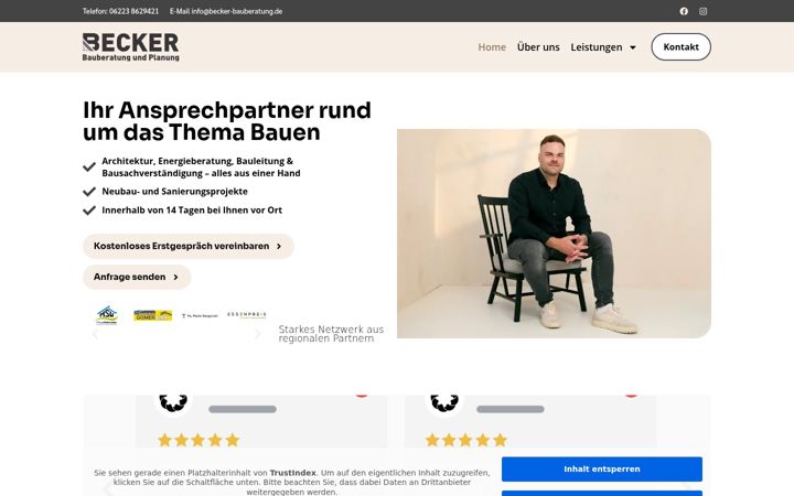 Screenshot of becker-bauberatung.de