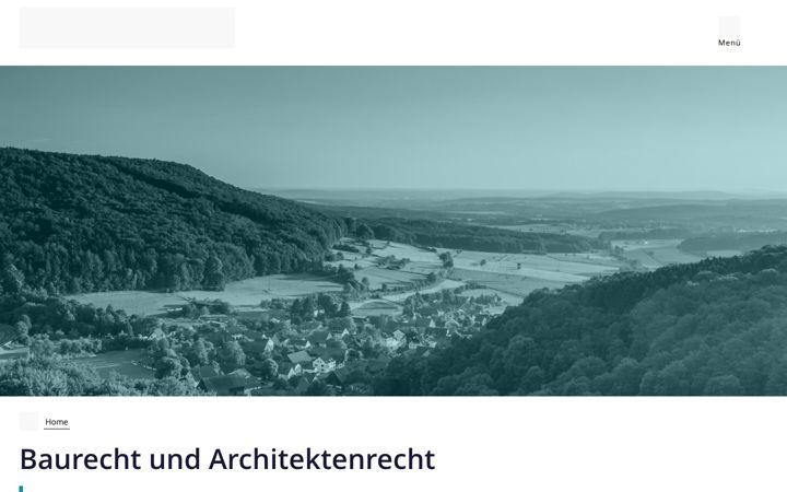 Screenshot of becker-baurecht.bayern
