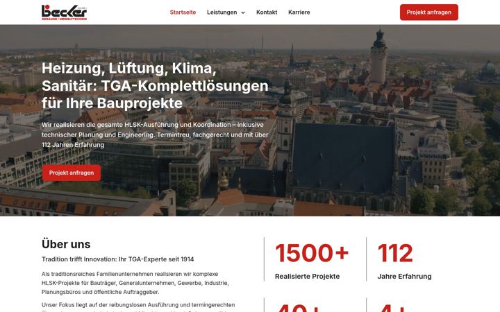 Zrzut ekranu becker-bws.de