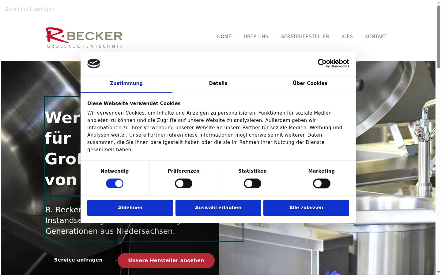 Screenshot tal-banner tal-kunsens muri qabel kwalunkwe interazzjoni