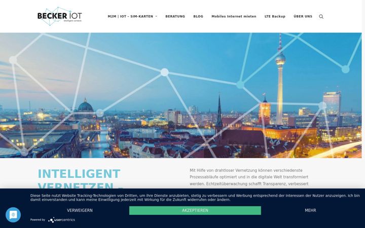 Zrzut ekranu becker-iot.de