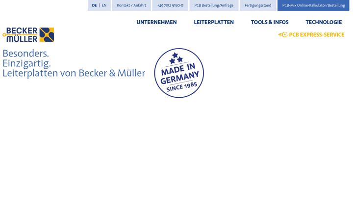 Zrzut ekranu becker-mueller.de