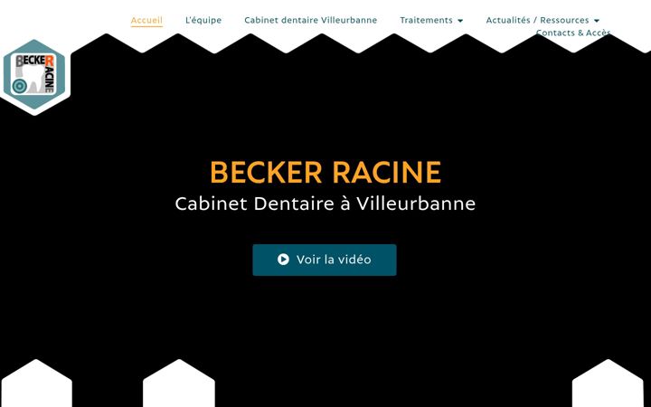 Screenshot of becker-racine.fr