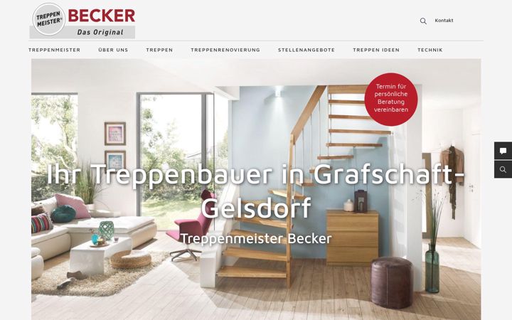 Screenshot of becker-treppen.de