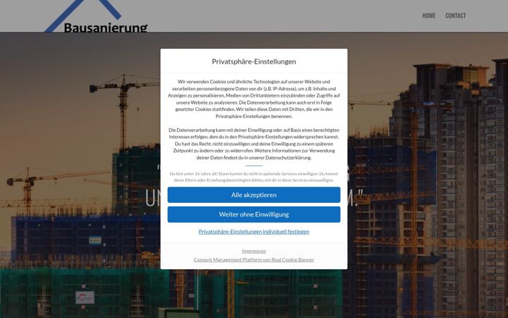 Screenshot of beckerbausanierung.de
