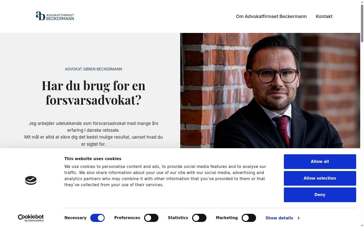 Ekraanipilt nõusolekubännerist, mida näidati enne mis tahes suhtlust