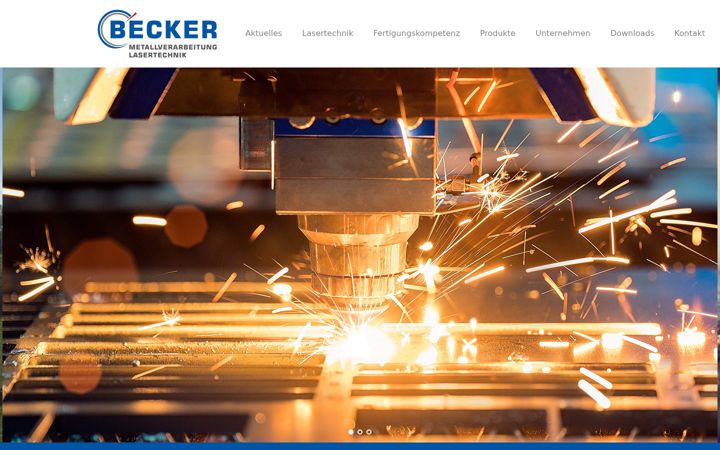 Screenshot of beckermetall.com