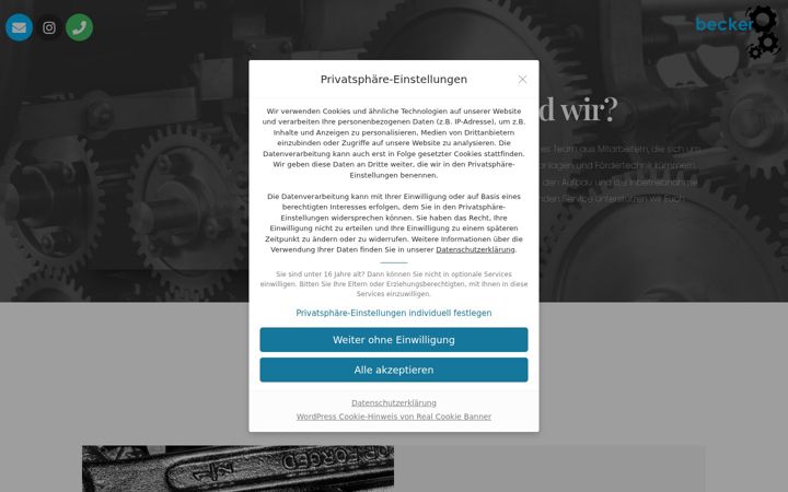 Zrzut ekranu beckermontage.de