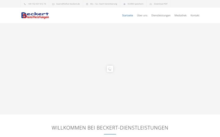 Screenshot of beckert-dienstleistungen.de