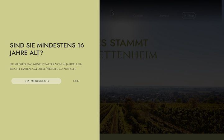 Screenshot of beckerwein.de