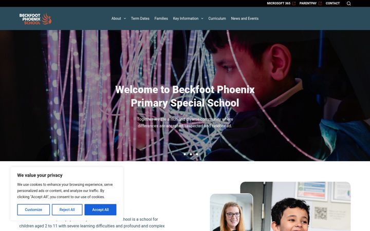 Screenshot of beckfootphoenix.org