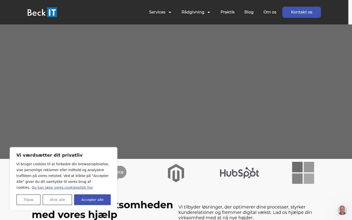 Screenshot of beckit.dk