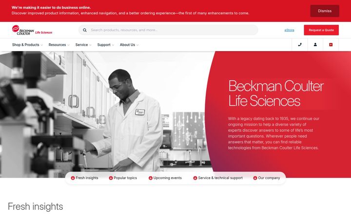 Screenshot of beckman.hk