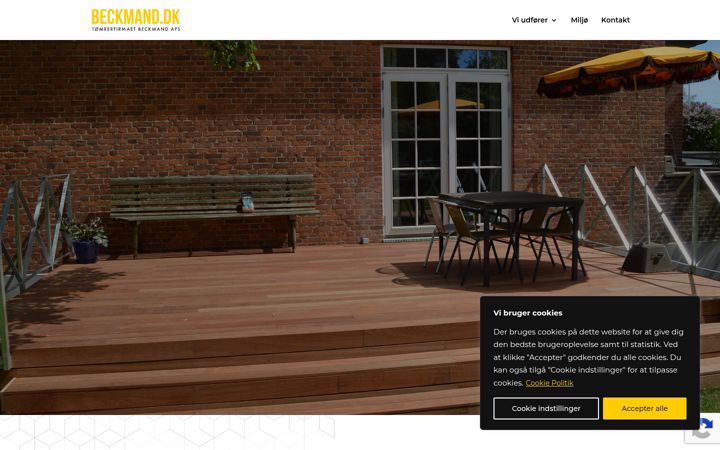 Screenshot of beckmand.dk
