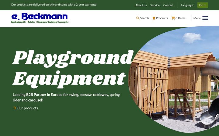 Screenshot of beckmann-cashagen.com