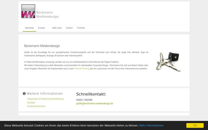 Screenshot of beckmann-mediendesign.de