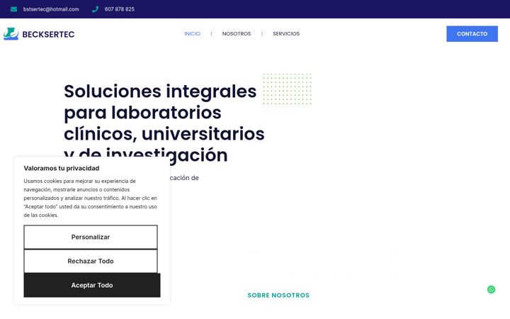 Screenshot of becksertec.es