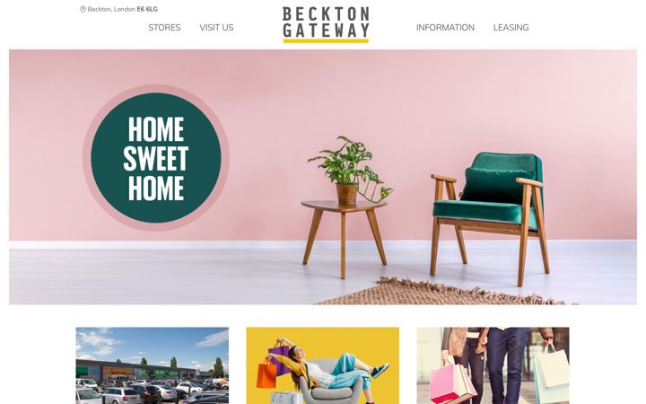 Screenshot of becktongateway.com