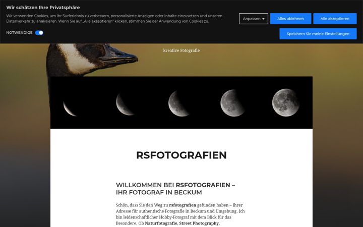 Screenshot of beckumer-berge.de