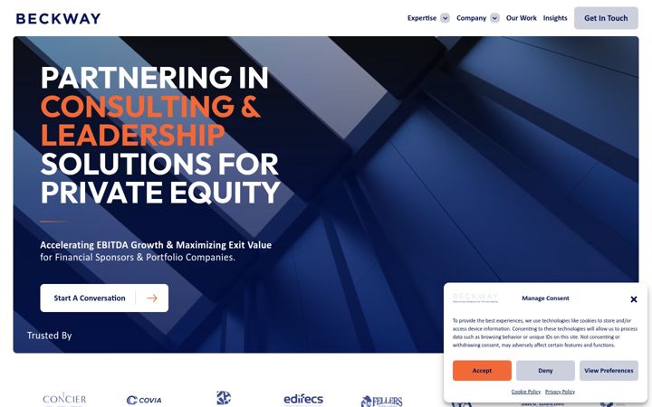 Screenshot of beckway.com