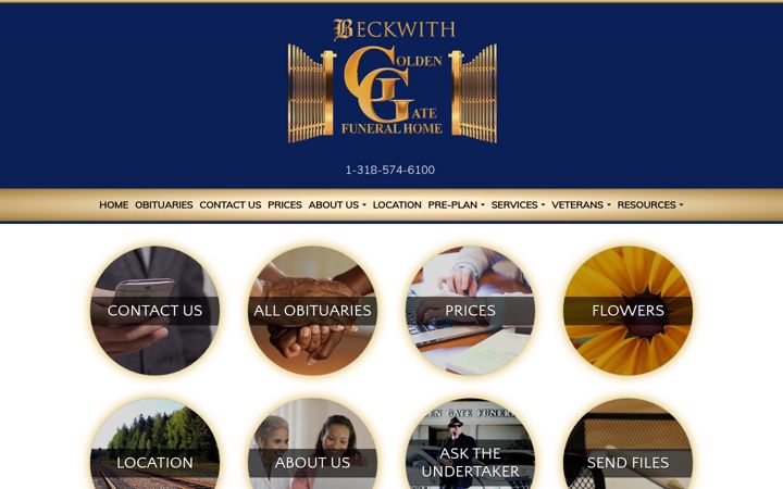 Screenshot of beckwithgoldengate.com