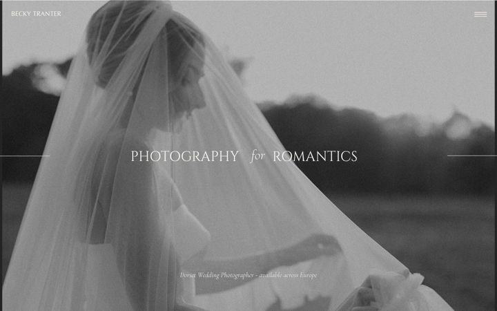 Screenshot of beckytranter.com