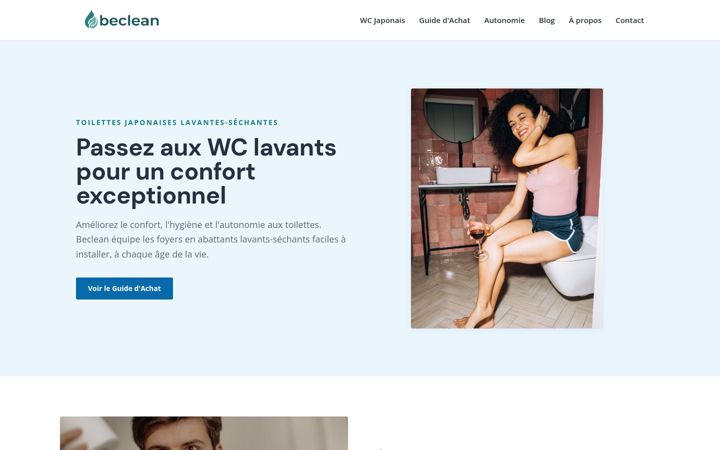 Screenshot of beclean-solutions.com