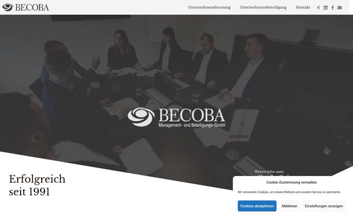 Screenshot of becoba.de