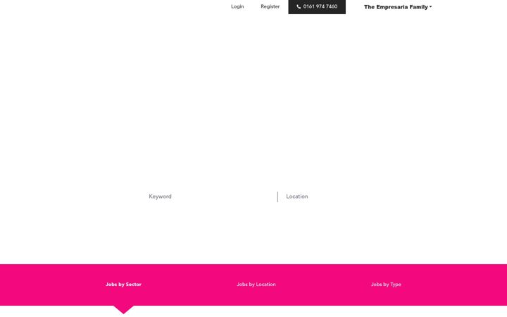 Screenshot of becomerecruitment.com