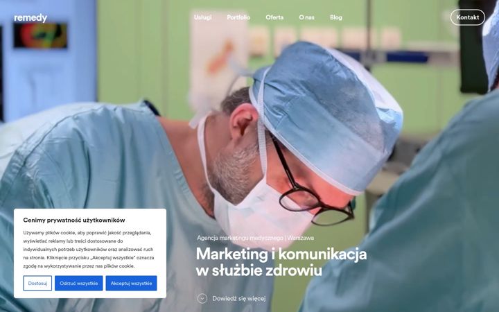 Screenshot of becomeremedy.com