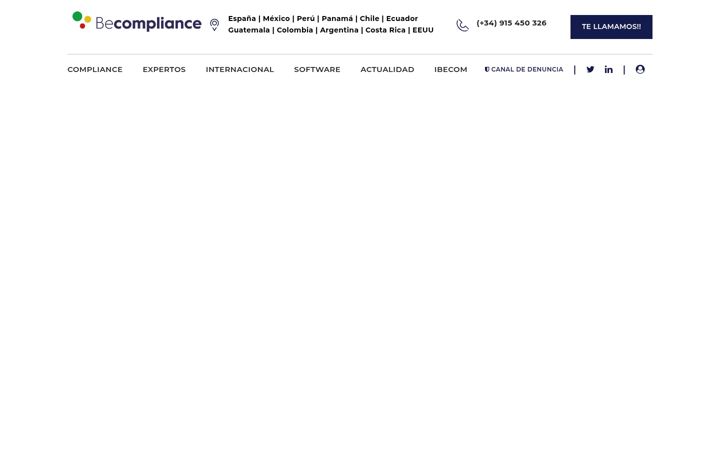 Screenshot of becompliance.es