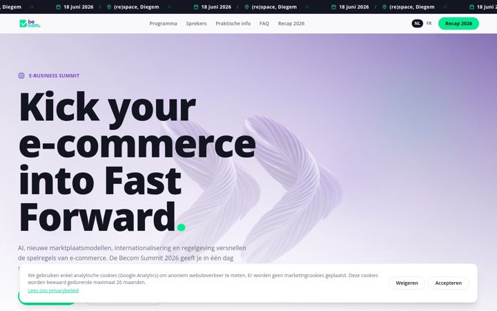 Screenshot of becomsummit.digital