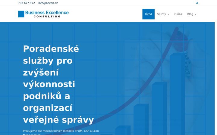 Ekrano kopija becon.cz