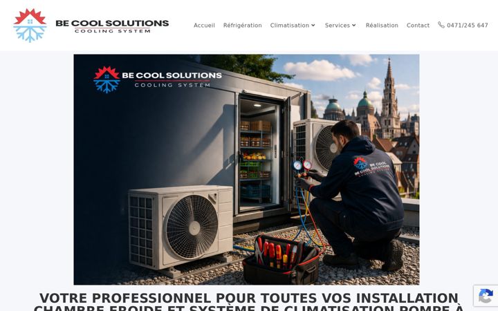 Screenshot of becoolsolutions.be