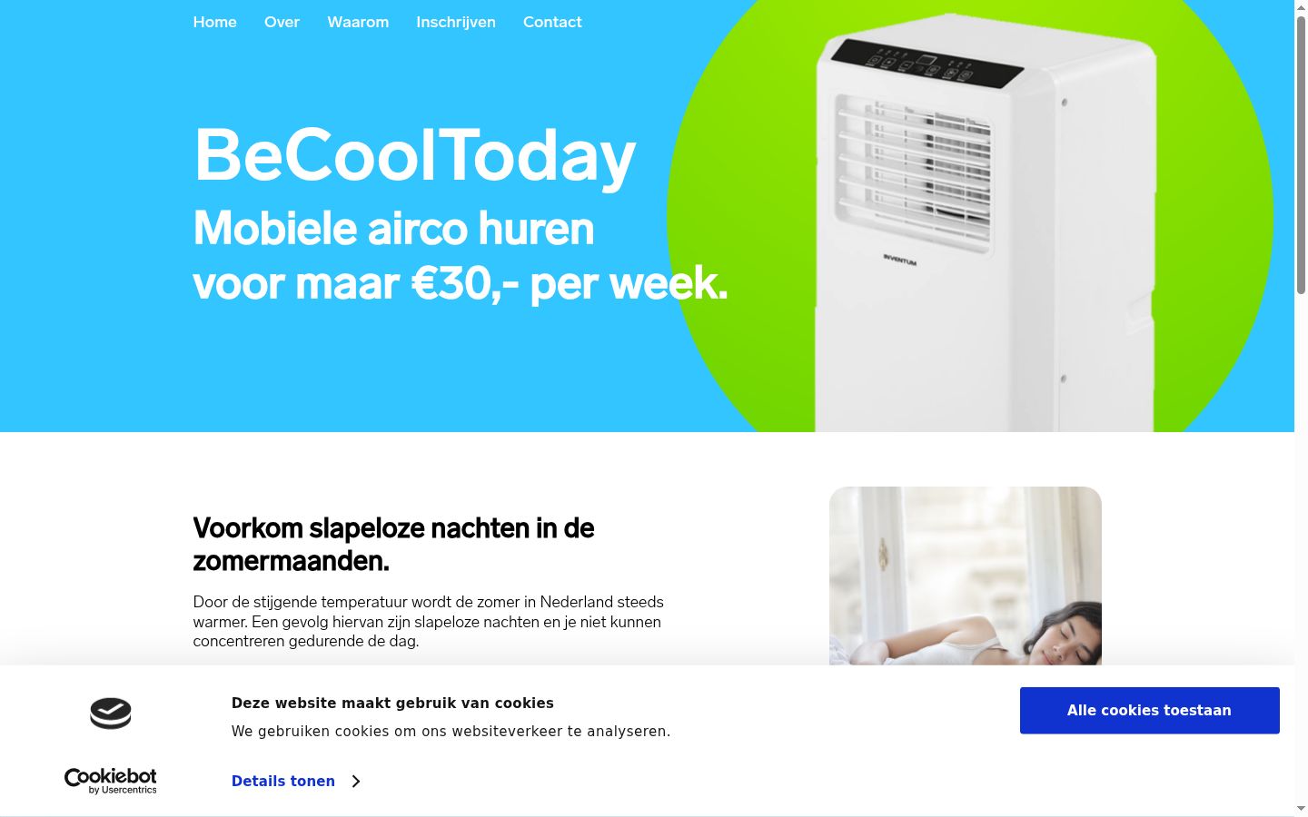 Sutikimo reklamjuostės, rodytos prieš bet kokią sąveiką, ekrano kopija
